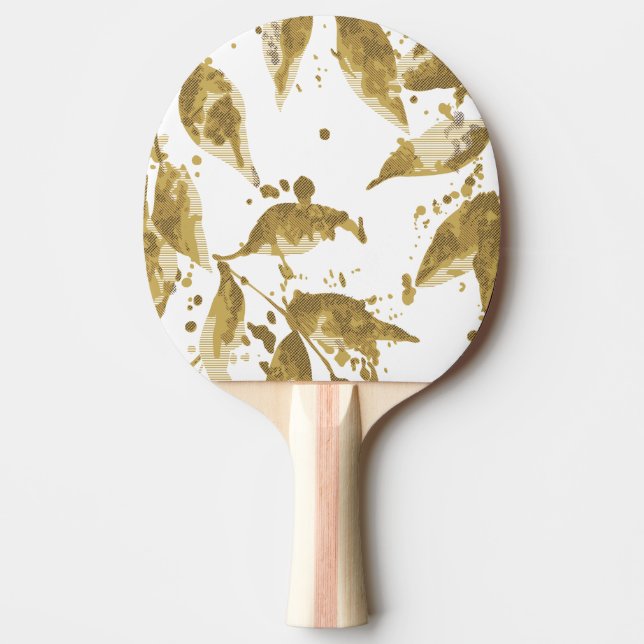 Ping Pong-paddel | Anpassad svart gummibakdel Pingisracket (Framsidan)