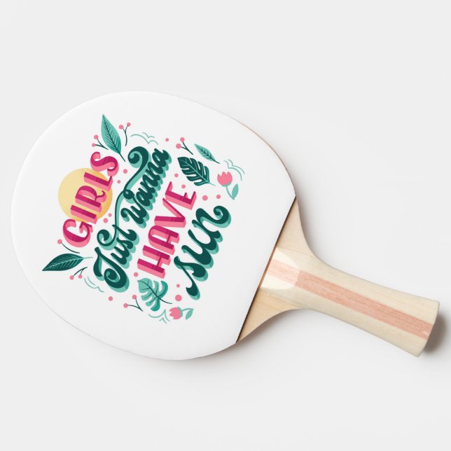 Ping pong paddel med frasen  pingisracket (Sidan)
