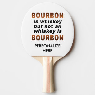 PING PONG PADDLAR - inte all Whiskey är BOURBON! Pingisracket
