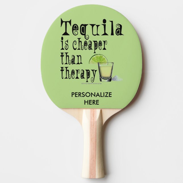 PING PONG PADDLAR - TEQUILAEN SOM ÄR MER BILLIG ÄN PINGISRACKET (Framsidan)