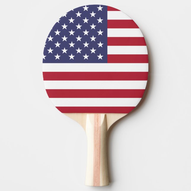Ping Pong Paddle, amerikansk pingpaddel Stater Pingisracket (Framsidan)