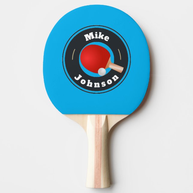 Ping Pong Paddle - Anpassningsbar Lägg till ditt n Pingisracket (Framsidan)