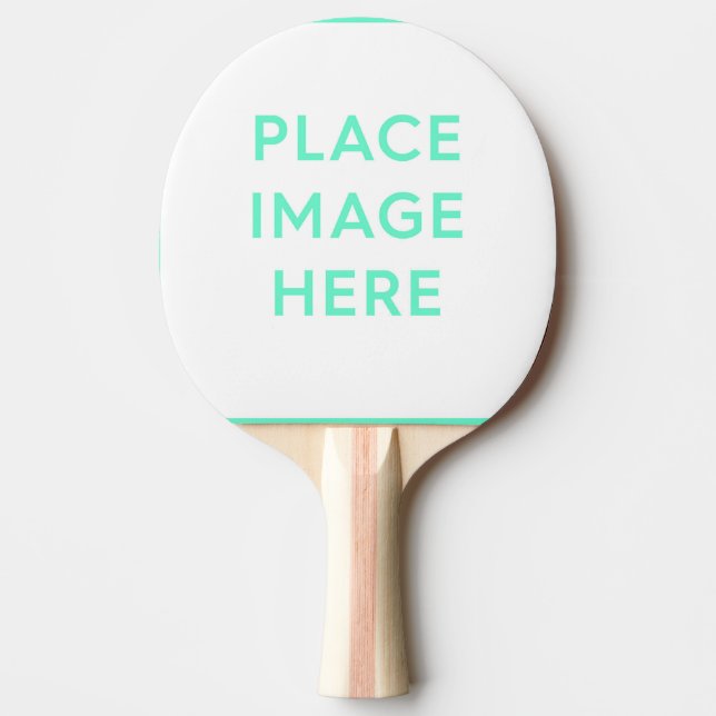 Ping Pong Paddle, Black Rubber Back Pingisracket (Framsidan)