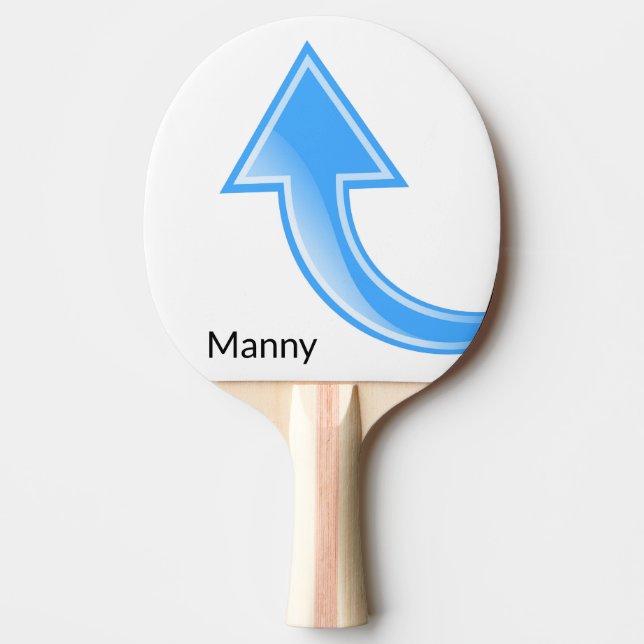 Ping Pong Paddle Blue Arrow Pingisracket (Framsidan)