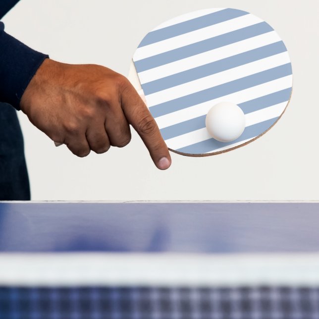 Ping Pong Paddle Blue & White Rand Pingisracket (Insitu)