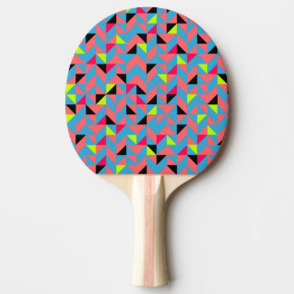 Ping Pong Paddle - Bright Neon Retro Mönster Pingisracket