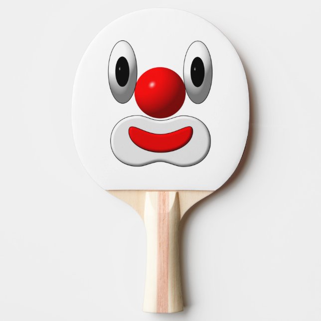 Ping Pong Paddle Clown Pingisracket (Framsidan)