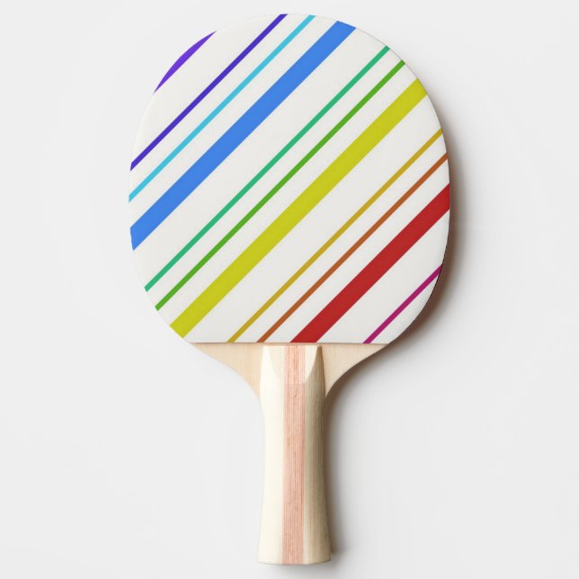 Ping Pong Paddle Colorful Rand Pingisracket (Framsidan)