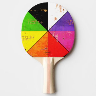Ping Pong Paddle Färg Wheel Disted HAMbWG Pingisracket