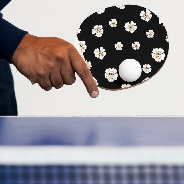 Ping Pong Paddle för attraktiv Blommigt Pingisracket (Insitu)