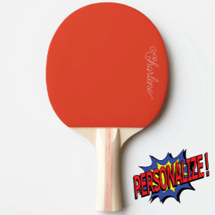Ping Pong Paddle för Bright Orange Personlig Pingisracket