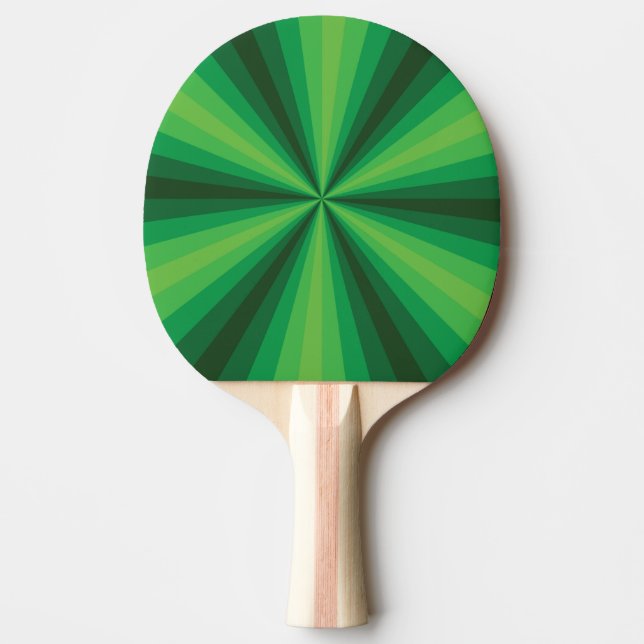 Ping Pong Paddle för optisk Illusion Grönt Pingisracket (Framsidan)