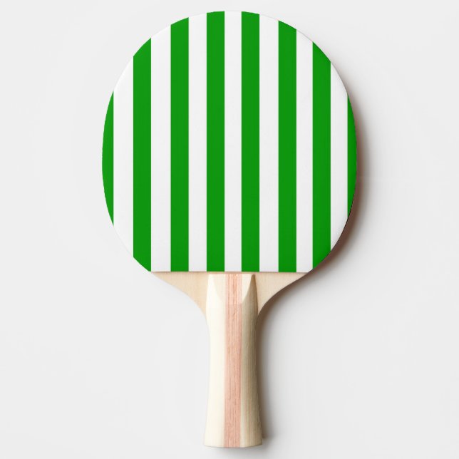 Ping Pong Paddle Grönt & White Rand Pingisracket (Framsidan)