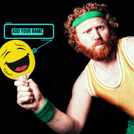 Ping Pong Paddle (hane) lycklig Ansikte Pingisracket