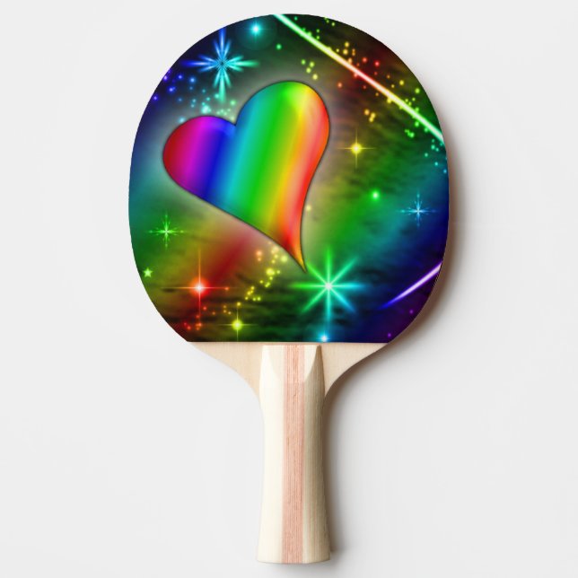 Ping Pong Paddle/Hearts Pingisracket (Framsidan)