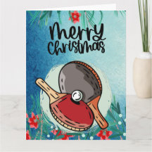 Ping Pong Paddle jul Hälsning