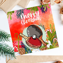 Ping Pong Paddle jul Hälsning