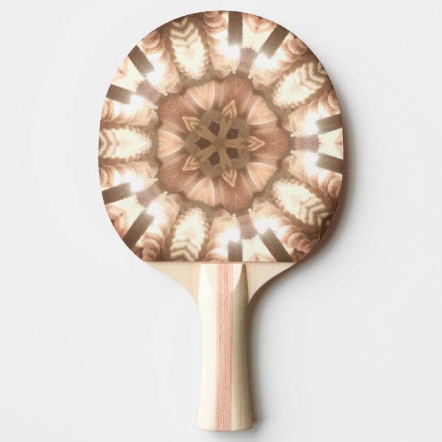 Ping Pong Paddle, Lit God jul Träd Ljus Pingisracket (Framsidan)