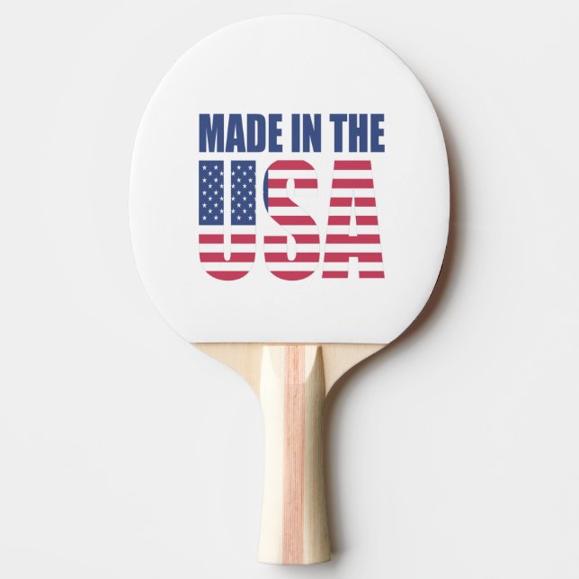 Ping Pong Paddle Made in USA Pingisracket (Framsidan)