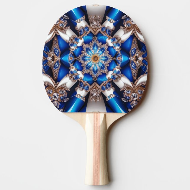 Ping pong paddle med argentinskt Färg Pingisracket (Baksidan)