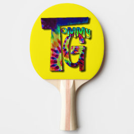 Ping Pong Paddle med din favoritmusikerlogotyp Pingisracket