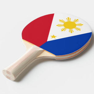 Ping pong paddle med Filippinernas Flagga Pingisracket
