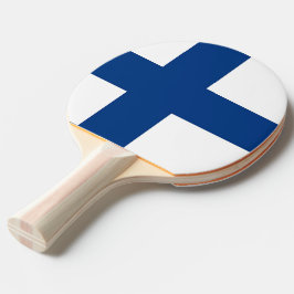 Ping pong paddle med Finlands Flagga Pingisracket
