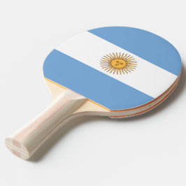 Ping pong paddle med Flagga av Argentina Pingisracket