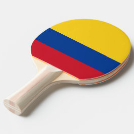 Ping pong paddle med Flagga av Colombia Pingisracket