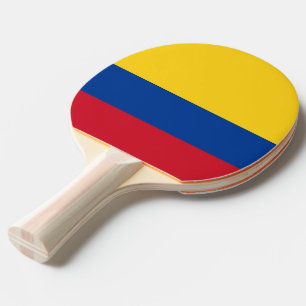 Ping pong paddle med Flagga av Colombia Pingisracket