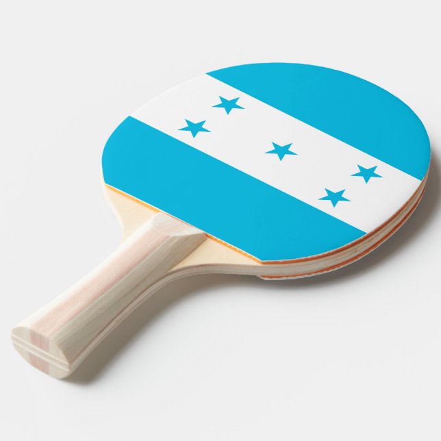Ping pong paddle med Flagga av Honduras Pingisracket (Frontvinkel)