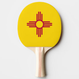 Ping pong paddle med Flagga av New mexico, USA Pingisracket