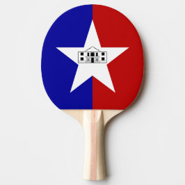 Ping pong paddle med Flagga av San Antonio Pingisracket