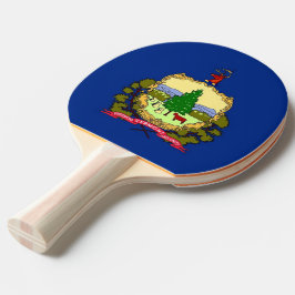 Ping pong paddle med Flagga av Vermont, USA Pingisracket