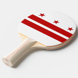 Ping pong paddle med Flagga av Washington DC, USA Pingisracket