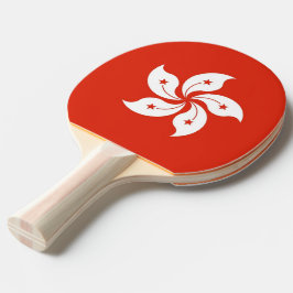 Ping pong paddle med Flagga från Hongkong Pingisracket