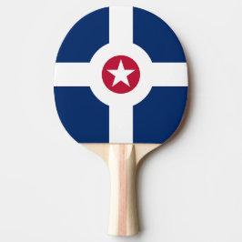 Ping pong paddle med Flagga Indianapolis Pingisracket