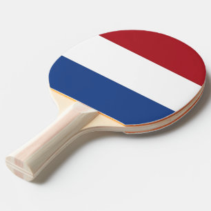 Ping pong paddle med Flagga Nederländerna Pingisracket