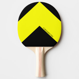 Ping Pong Paddle med gult Pingisracket