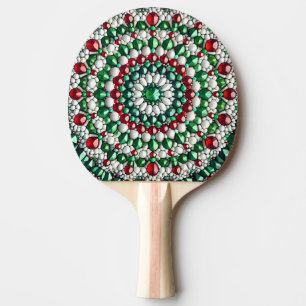 Ping pong paddle med italienska Färg Pingisracket