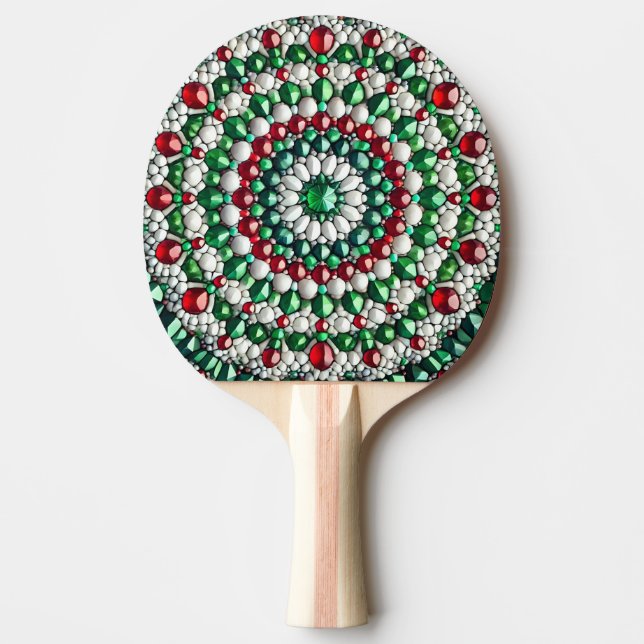 Ping pong paddle med italienska Färg Pingisracket (Framsidan)