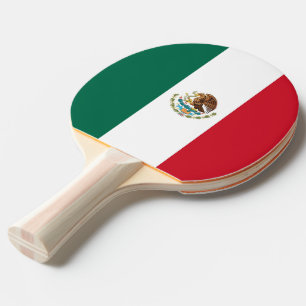 Ping pong paddle med Mexikos Flagga Pingisracket