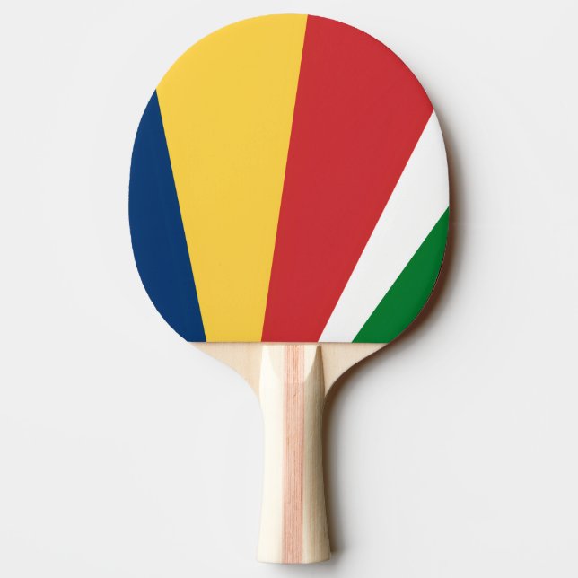 Ping pong paddle med Seychellerna Färg Pingisracket (Baksidan)