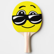Ping-Pong Paddle med Smile Ansikte - HAMbWG