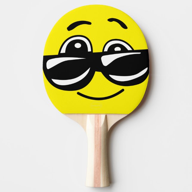 Ping-Pong Paddle med Smile Ansikte - HAMbWG Pingisracket (Framsidan)