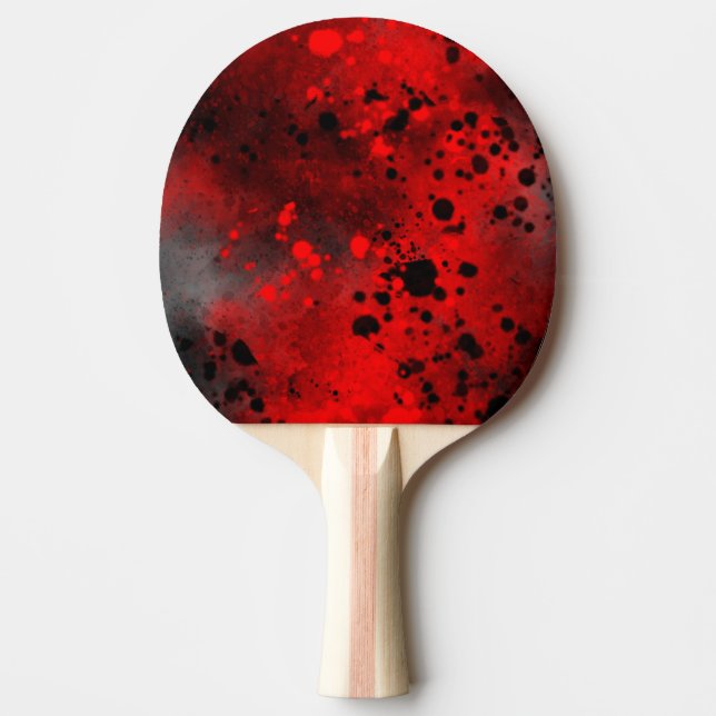 Ping Pong Paddle med sprejfärg Pingisracket (Framsidan)