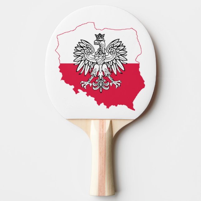 Ping Pong Paddle (polsk Karta) Pingisracket (Framsidan)