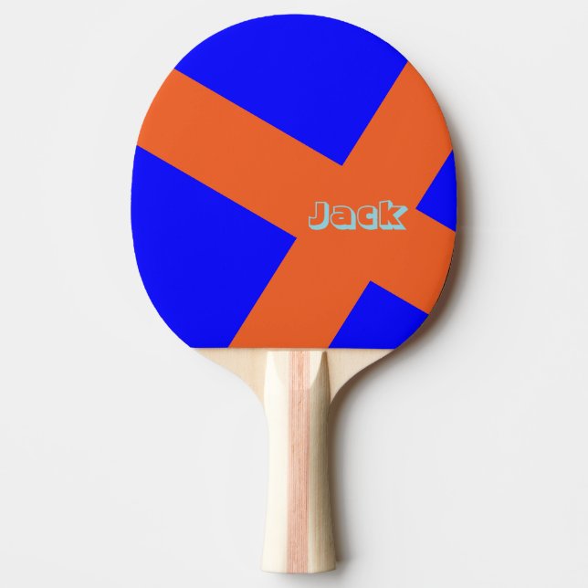 Ping Pong Paddle Red Orange Pingisracket (Framsidan)