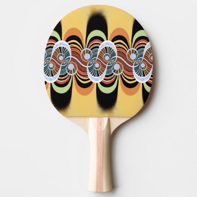 Ping pong Paddle skapat av Jimette Design Pingisracket (Framsidan)