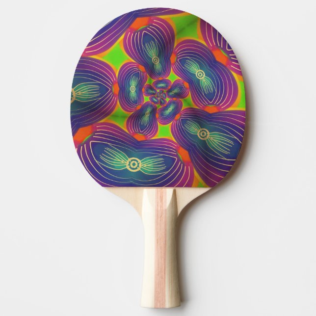 Ping pong Paddle skapat av Jimette Design Pingisracket (Framsidan)